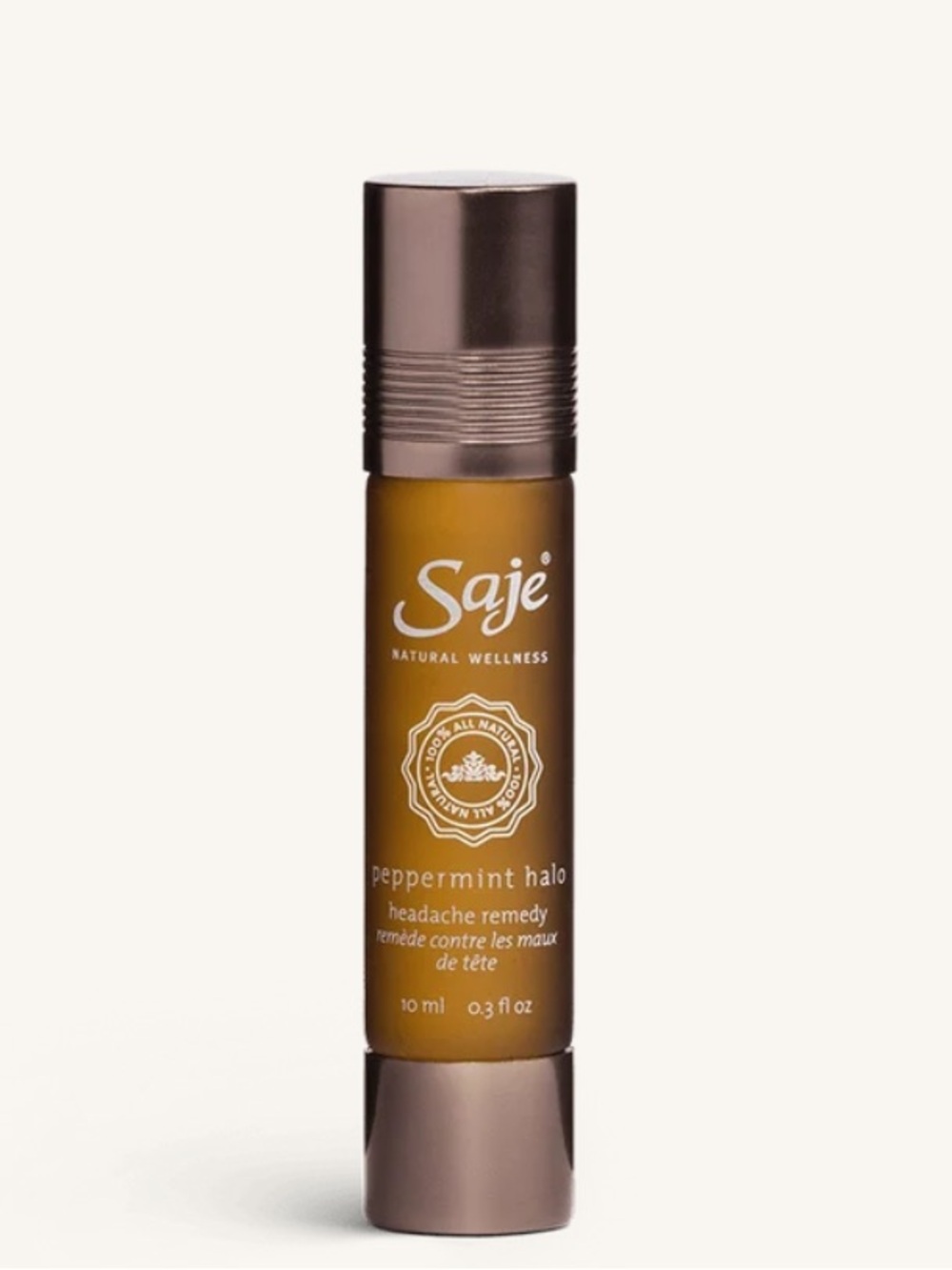 Saje Peppermint Halo Headache Remedy Roll-On (6 ml / 0.2 fl oz)